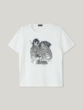 Bild von T-Shirt mit Zebra-Print