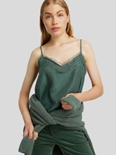 Bild von Seidentop mit Spitzendetails