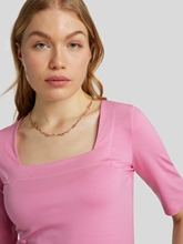 Bild von T-Shirt mit Karree-Ausschnitt