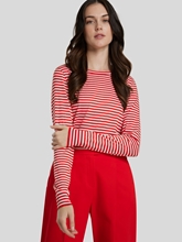 Bild von Langarmshirt mit Streifen