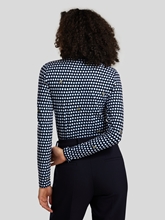 Image sur Shirt col montant imprimé