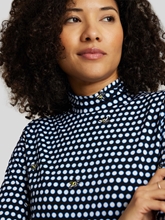 Image sur Shirt col montant imprimé