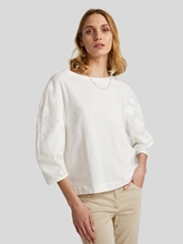 Image sur Shirt imprimé fleur patch