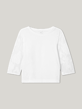 Image sur Shirt imprimé fleur patch