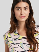 Bild von Shirt mit Vogel-Print