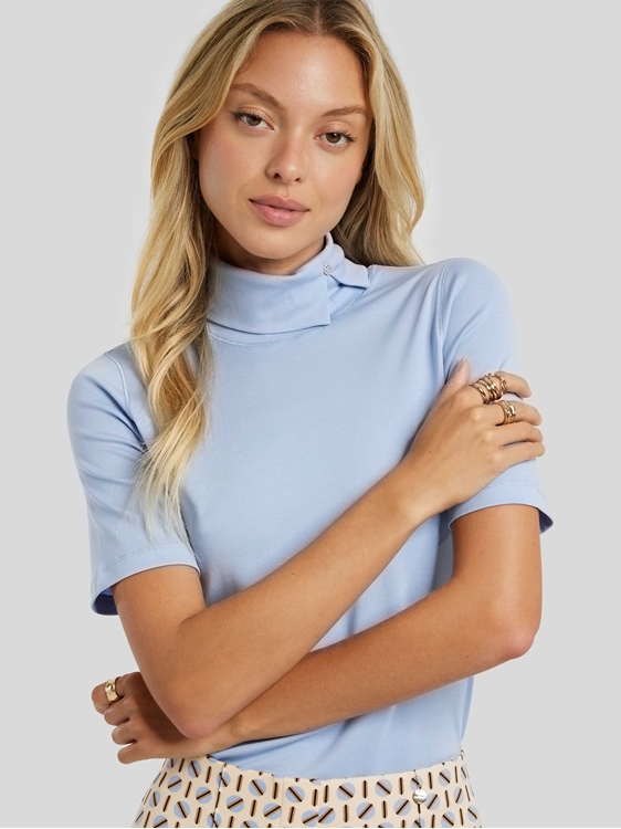 Bild von Shirt mit Rollkragen