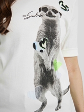 Bild von Shirt mit Erdmännchen-Print