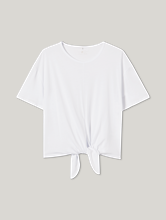 Bild von T-Shirt mit Knotendetail