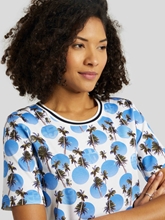 Image sur T-shirt imprimé palmiers