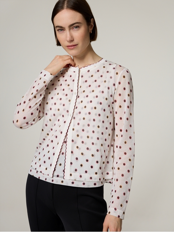 Image sur Cardigan avec pois