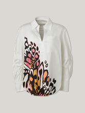 Image sur Blouse avec imprimé