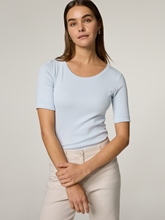 Image sur T-shirt en tricot avec coton