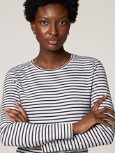 Bild von Langarmshirt mit Streifen