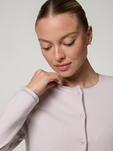 Bild von Strickjacke aus Feinstrick