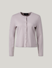 Bild von Strickjacke aus Feinstrick