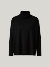 Image sur Pull à col droit en jersey