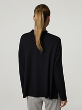 Image sur Pull à col droit en jersey