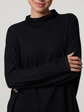 Image sur Pull à col droit en jersey