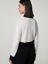 Bild von Strickjacke im Lochstrick
