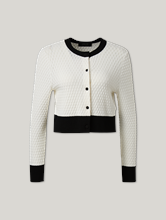 Bild von Strickjacke im Lochstrick