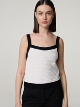Image sur Top en tricot ajouré