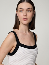 Image sur Top en tricot ajouré