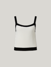 Image sur Top en tricot ajouré