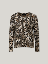 Bild von Langarmshirt mit Leo-Print