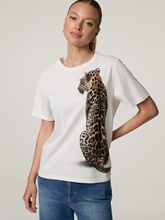Image sur T-shirt en coton bio