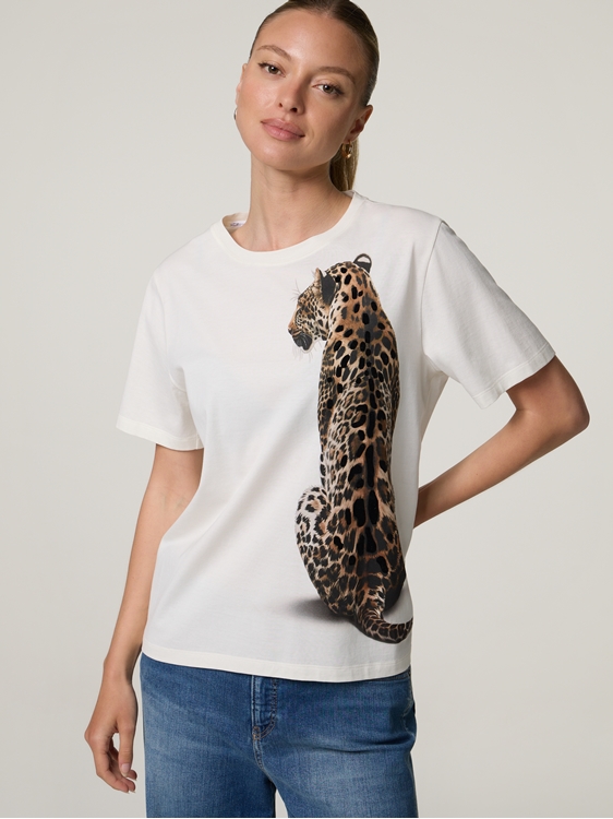 Image sur T-shirt en coton bio