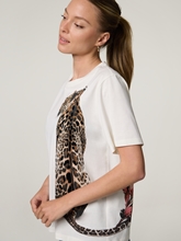 Image sur T-shirt en coton bio