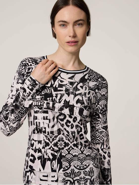 Bild von Langarmshirt mit Print