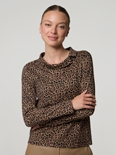 Bild von Langarmshirt im Leo-Print