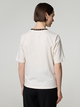 Image sur T-shirt avec imprimé teckel