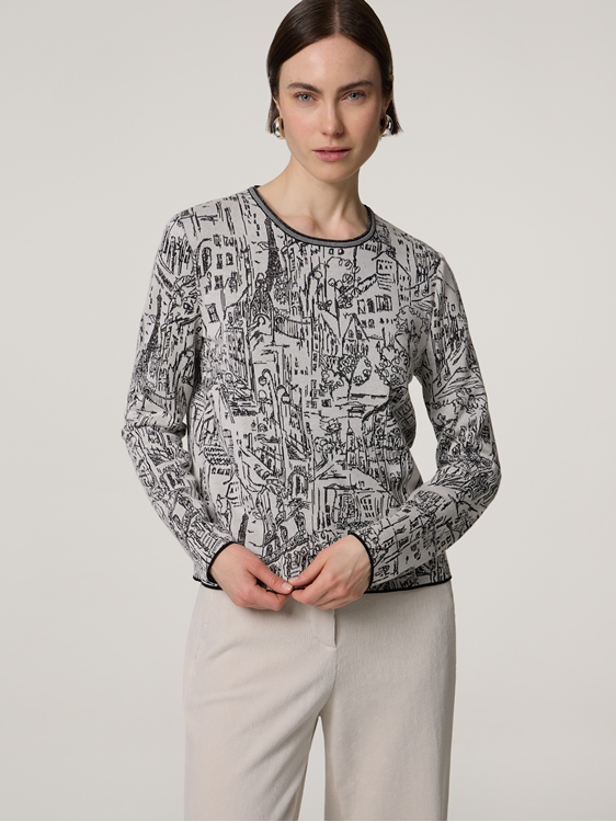 Bild von Langarmshirt mit Print