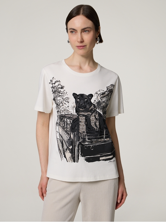 Bild von T-Shirt aus Baumwolle