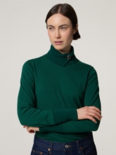 Image sur T-shirt à col roulé en coton