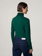 Image sur T-shirt à col roulé en coton