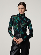 Bild von Langarmshirt mit Stehkragen