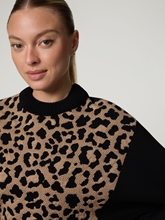 Bild von Pullover mit Leo-Muster