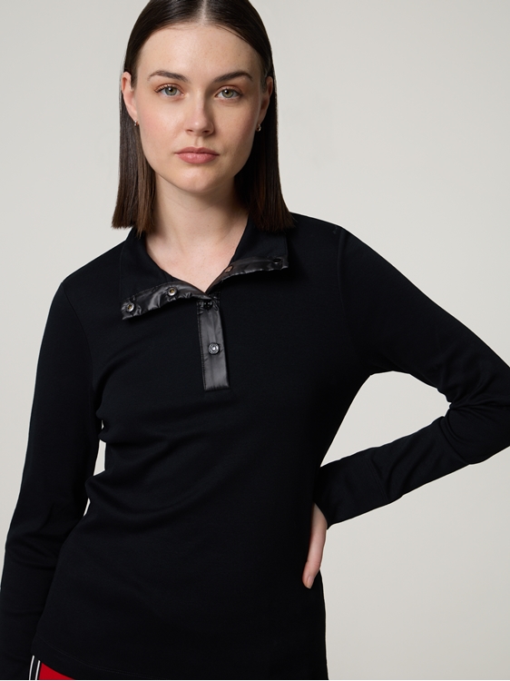 Image sur T-shirt à manches longues en coton