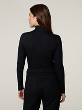 Bild von Langarmshirt mit Stehkragen