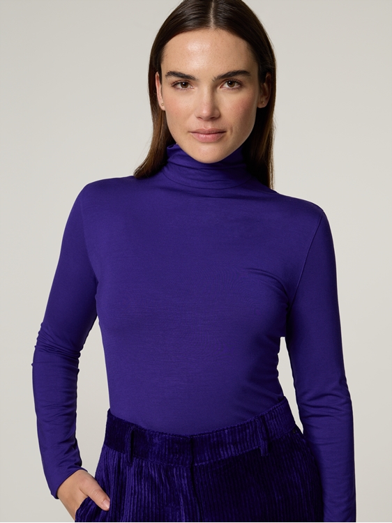 Bild von Langarmshirt mit Stehkragen