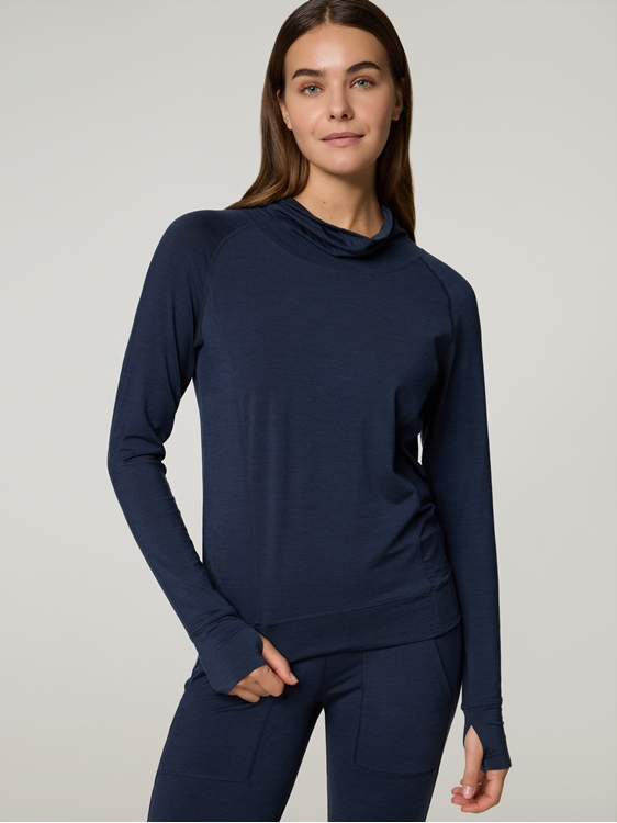 Image sur T-shirt à manches longues avec laine STAY WARM