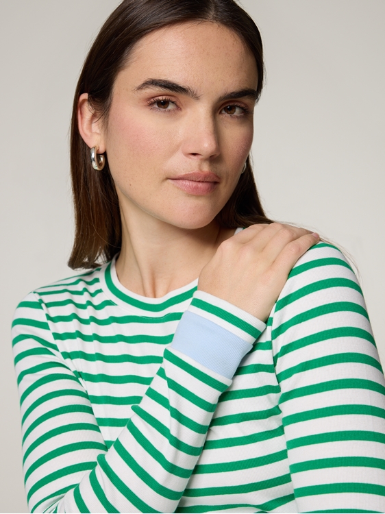 Bild von Langarmshirt aus Baumwolle