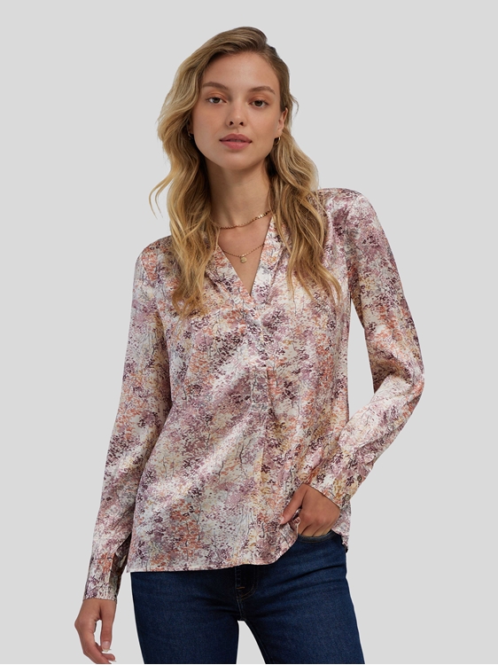Image sur Blouse en soie imprimée