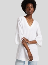 Bild von Lange Bluse aus Leinen