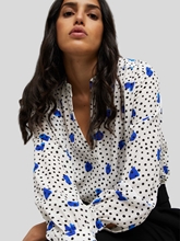 Bild von Seidenbluse mit Print BANORA