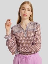 Bild von Bluse mit Print und Rüschen