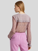 Bild von Bluse mit Print und Rüschen